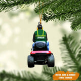 Personalized Lawn Mower Christmas Ornament Printed 22SEP-DT21