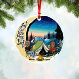 Personalized I Love You To The Moon And Back Couple Camping Christmas Ornament Printed 22SEP-HQ21