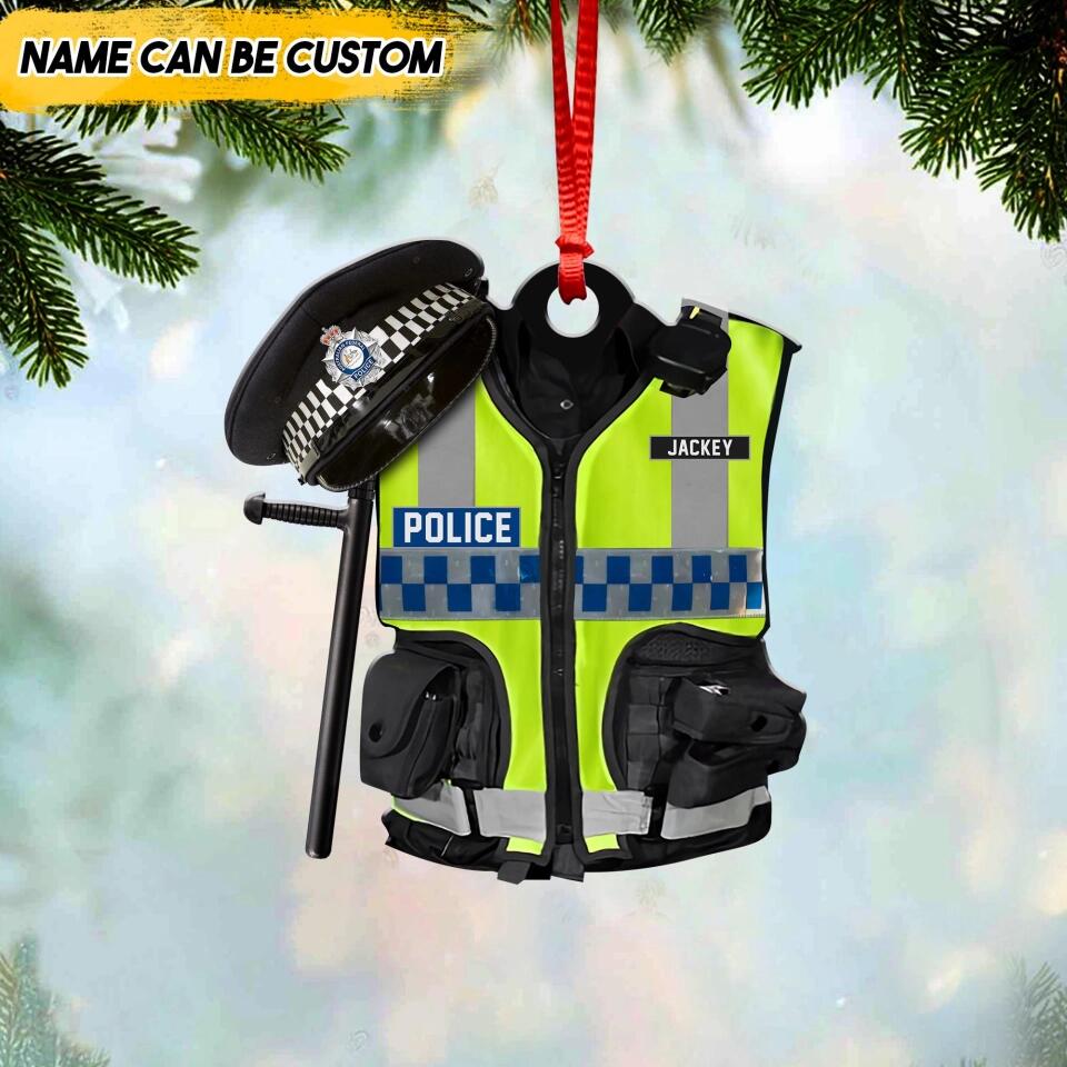 Personalized Australian Police Christmas Ornament Printed 22SEP-HQ21