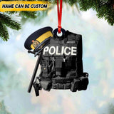 Personalized Canadian Police Christmas Ornament Printed 22SEP-HQ21