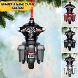 Personalized German Motorbike Lovers Christmas Ornament Printed 22SEP-HQ21