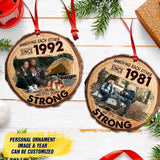 Personalized Annoying Each Other Since And Still Going Strong Couple Christmas Wood  Ornament Printed QTDT2309