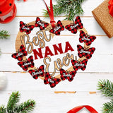 Personalized Best Mama Ever Kid Wood Ornament Printed DMHY2209