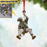 Personalized US Veterans/Soldier Christmas Wood Ornament Printed 22SEP-HQ24