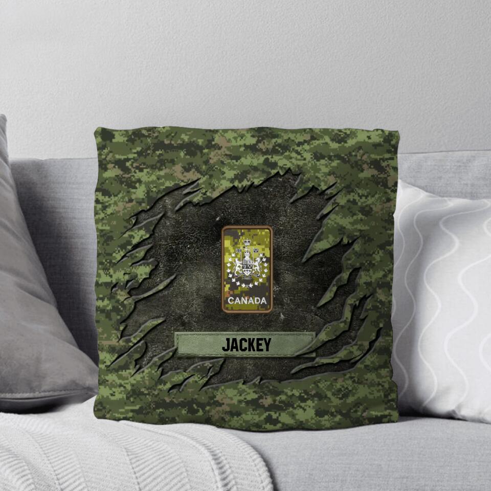 Personalized Canadian Veterans/Soldier Pillow Printed 22SEP-DT26