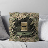 Personalized British Veterans/Soldier Pillow Printed 22SEP-DT26
