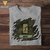 Personalized Australian Veterans/Soldier Tshirt Printed 22SEP-DT26