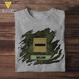 Personalized French Veterans/Soldier Tshirt Printed 22SEP-DT26