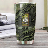 Personalized  Canadian Veteran/Soldier Camo Tumbler Printed QTDT2709