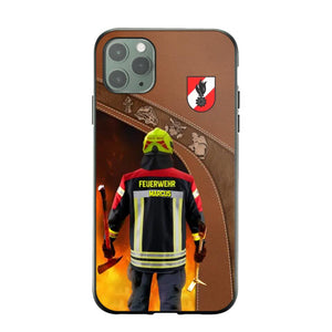 Personalized Austrian Firefighter Phone Case Printed 22SEP-DT29