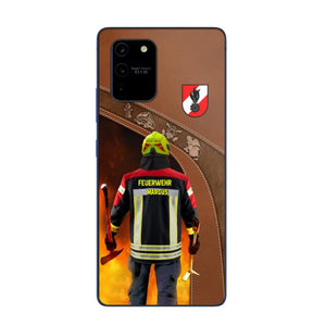 Personalized Austrian Firefighter Phone Case Printed 22SEP-DT29