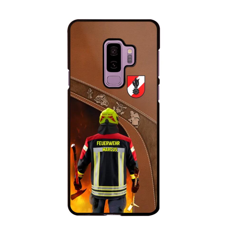 Personalized Austrian Firefighter Phone Case Printed 22SEP-DT29