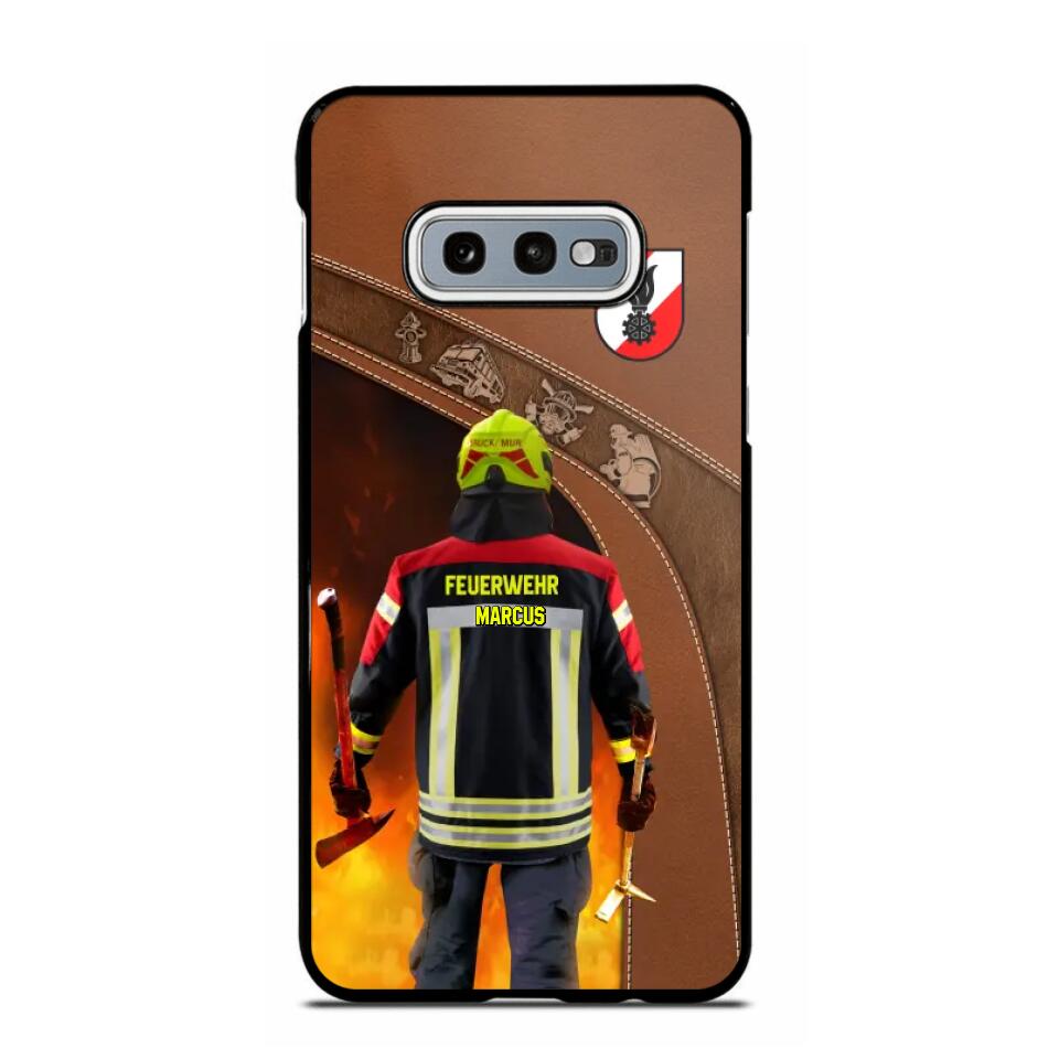 Personalized Austrian Firefighter Phone Case Printed 22SEP-DT29