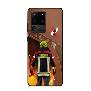 Personalized Austrian Firefighter Phone Case Printed 22SEP-DT29