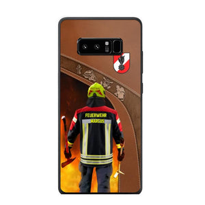 Personalized Austrian Firefighter Phone Case Printed 22SEP-DT29