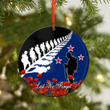 Personalized Australian Veterans Lest We Forget Christmas Acrylic/Plastic Ornament Printed 22SEP-DT29