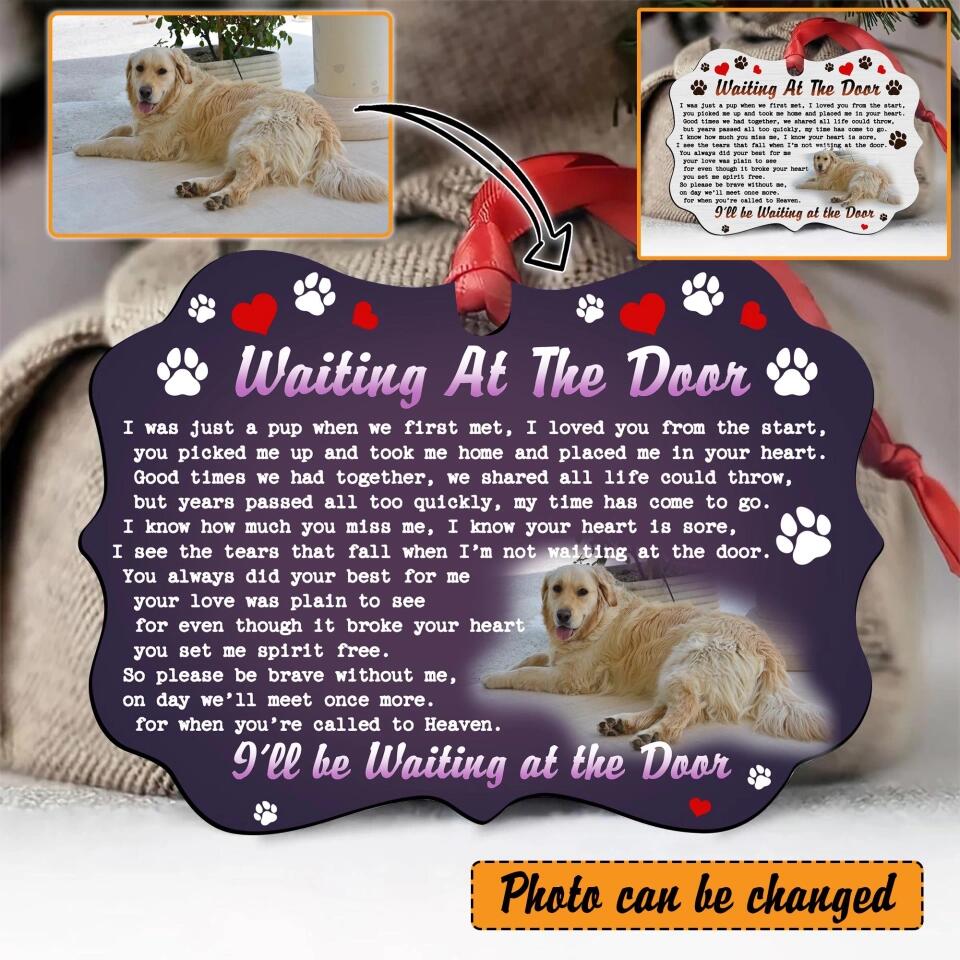 Personalized Image Dog Lover Christmas Wood Ornament Printed 22SEP-HY30