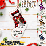 Personalized Dog Lover Christmas Wood Ornament Printed 22OCT-HQ04