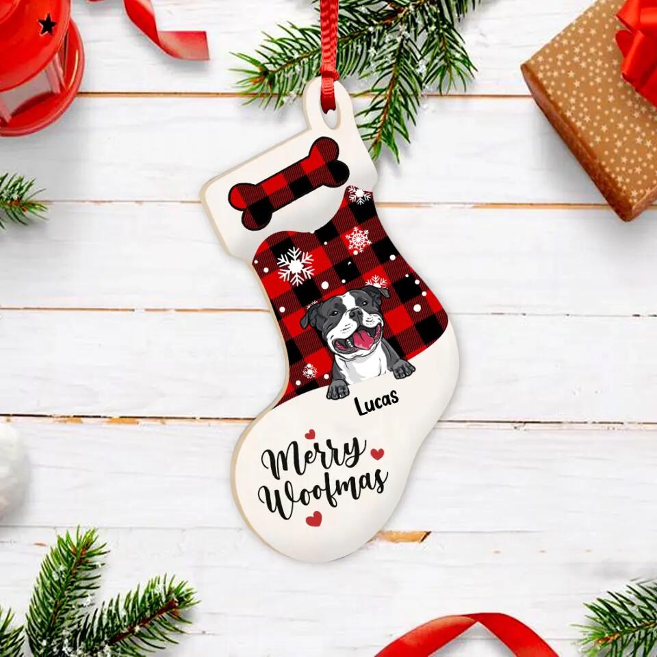 Personalized Dog Lover Christmas Wood Ornament Printed 22OCT-HQ04