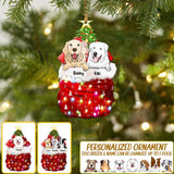 Personalized Dog Lover Christmas Wood Ornament Printed 22OCT-DT05