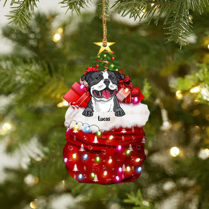 Personalized Dog Lover Christmas Wood Ornament Printed 22OCT-DT05