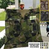 Personalized Swedish Veterans/Soldier Uniform Quilt Blanket Printed 22OCT-DT05