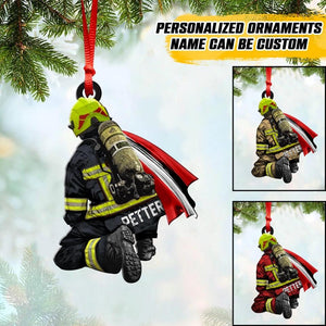 Personalized Austrian Firefighter Christmas Acrylic/Plastic Ornament Printed QTVQ0610