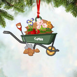 Personalized Gardening Lovers Christmas Acrylic/Plastic Ornament Printed QTVQ0710