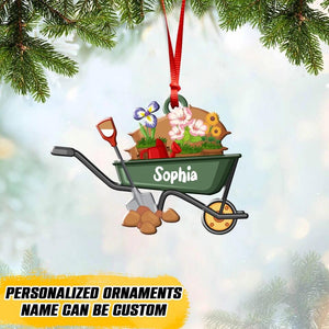 Personalized Gardening Lovers Christmas Acrylic/Plastic Ornament Printed QTVQ0710