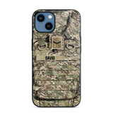 Personalized British Veterans/Soldier Camo Phone Case Printed 22OCT-DT07