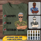 Personalized Australian Veteran/Soldier Tshirt Printed 22OCT-HY07