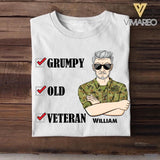 Personalized Australian Veteran/Soldier Tshirt Printed 22OCT-HY07