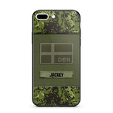 Personalized Danish Veterans/Soldier Camo Phone Case Printed 22OCT-HY11