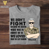 Personalized British Veteran/Soldier Tshirt Printed 22OCT-HY11