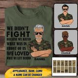 Personalized Swiss Veteran/Soldier Tshirt Printed 22OCT-HY11