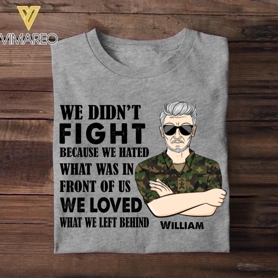 Personalized Swiss Veteran/Soldier Tshirt Printed 22OCT-HY11