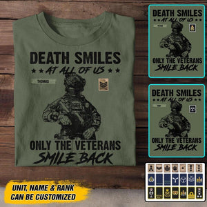 Personalized British Veteran/Soldier Tshirt Printed 22OCT-DT11