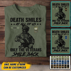 Personalized Canadian Veteran/Soldier Tshirt Printed 22OCT-DT11