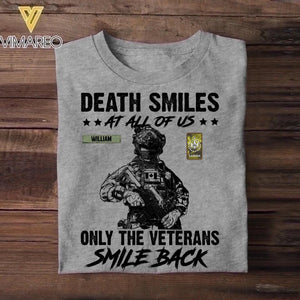 Personalized Canadian Veteran/Soldier Tshirt Printed 22OCT-DT11