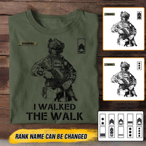 Personalized Danish Veteran/Soldier Tshirt Printed 22OCT-HY12