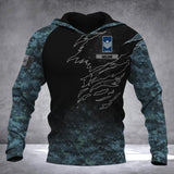 Personalized Canadian Solider/ Veteran Camo With Name and Rank Hoodie 3D Printed QTDT1410