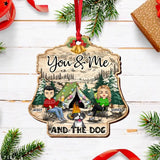 Personalized You And Me And The Dogs Christmas Wood Ornament Printed 22OCT-HQ15