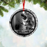 Personalized Welder Christmas Acrylic/Plastic Ornament Printed 22OCT-HQ17