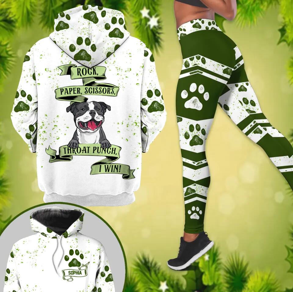 Personalized Dog Lover Hoodie/Legging Printed QTHQ1710