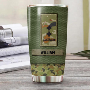 Personalized  Australian Veteran It's Not That I Can And Others Can't It's That I Did Camo Tumbler Printed QTHQ1810