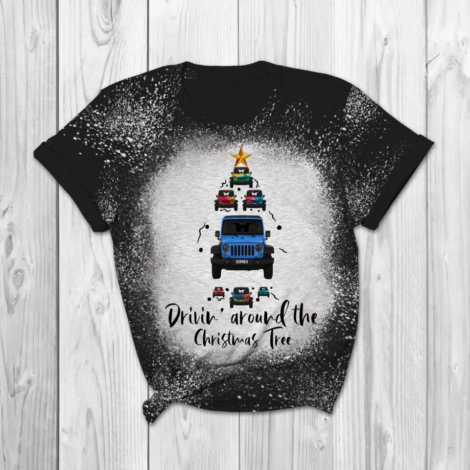 Personalized Jeep Girl Christmas Tshirt 3D Printed QTDT1910