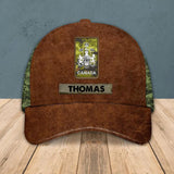 Personalized Canadian Veteran/ Solider Camo Rank Peaked Cap 3D Printed OCT22-HY21