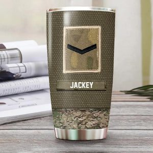 Personalized British Veteran It's Not That I Can And Others Can't It's That I Did And Others Didn't Tumbler Printed QTHQ2110