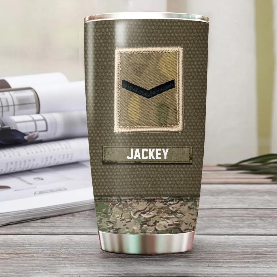 Personalized British Veteran It's Not That I Can And Others Can't It's That I Did And Others Didn't Tumbler Printed QTHQ2110