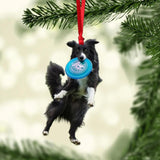 Personalized Your Image Dog Christmas Wood Ornament Printed QTHY2410